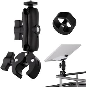 EAZUSE Starlink Mini Mount 2025 New Upgraded, Starlink Mini Clamp Mount for Car RV Rack Compatible with 2025 New Version Pipe Adapter and 2024 Pipe Adapter