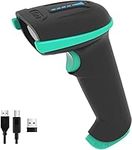 Tera Barcode Scanner Wireless with Battery Level Indicator (2.4Ghz Wireless+USB 2.0 Wired) Rechargeable 1D Barcode Reader USB Handheld Bar Code Scanner, Design Patent: EU008489413, 5100