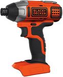 BLACK+DECKER 18 V Cordless Impact Power Drill Driver, Battery Not Included, BDCIM18N-XJ