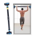 XRT65 Pull Up Bar for Home | No Screw Installation | Rectangle Head Design | 200 KG Load Capacity | Bubble Meter for Precise Installation | Gym Equipment Set (72-95 cms)