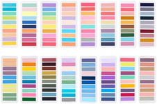 XOYTN 3200pcs Sticky Tabs, 16 Packs Index Tabs Colored Mini Repositionable Book Page Markers Annotation Labels File Flags Tabs for Reading Notes, Books, Notebook,Classify Files, Office Supplies