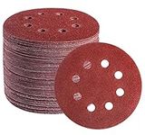 SATC 125mm Sanding Discs 72Pcs Orbital Sander Discs Hook and Loop Sanding Pads for Random Orbital Sander, 40 60 80 120 180 240 320 Grits Sanding Discs