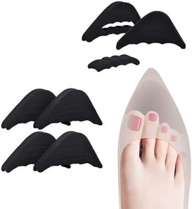 see ever Front Insoles Heel Grips Liner Insert Women High Half Fore foot Toe Plug Cushion Pain Relief Protector Big Shoes Filler Adjustment Shoe Inserts for Men & Women heel liner front-1 Pair