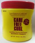 Softsheen Carson Care Free Curl Cold Wave Chemical Rearranger Maximum Strength Creme Relaxer 454g