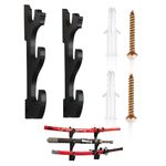 Sword Wall Mount Sword Hook Wall Mount Katana Sword Stand Wall Mount Sword Hanger Sword Wall Holder Samurai Sword Mount Wall Adjustable Display Weapon Rack for Samurai Sword Light Saber Three Layer