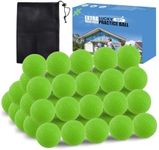 FINGER TEN Golf Practice Balls Foam Colored Value 12 24 50 Pack, Golf Ball Limited Flight for Indoor Outdoor Driving Range Backyard Training (Green, 50 Pack)