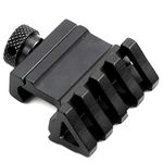 TRIROCK Tactical 45 Degree Offset side rail Riser Scope Mount Fits 20mm Picatinny weaver Dovetail Hunting Accessory