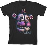 Five Nights at Freddy's Sister Location Funtime Freddy Boy's Black T-Shirt-Small