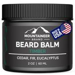 Mountaineer Brand Magic Beard Balm by Mountaineer Band: All Natural Beard Conditioning Balm (WV Timber)