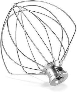 Whisk Attachment for Kitchen Aid 6 Qt Bowl-Lift Stand Mixer, Stainless Steel 6-Wire,Replace KN256WW,for Professional 6 & 600, KD26,KP26,KL26,KT26,KV25 by TOMOON
