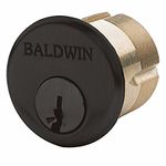 Baldwin 8327 1-34'' Mortise Lock Cylinders C Keyway, Oil Rubbed Bronze