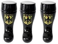 BARRAID Dragon Beer Boot Glass Capacity 650 Ml - Set of 3