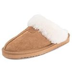 Polar Womens Real Suede Australian Winter Warm Mules - 7 - TAN40 YC0215