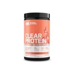 Optimum Nutrition Clear Protein 100% Plant Protein Isolate, Vegan and Sugar-Free High Protein Powder with BCAAs, made from Pea Protein Isolate, Muscle Support & Repair, Juicy Peach, 10 servings, 280 g