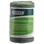 Draper 100m Garden Twine | Strong Garden String | Jute Twine String for Climbing Plants - Green | 40398