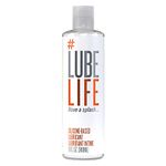 Lube Life Thick Silicone Based Long Lasting Lubricant, 8 Oz (240 mL) Lube for Sensitive Skin - for Men, Women and Couples (Free of Parabens and Glycerin; Water Resistant)