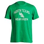 North Texas Mean Green Retro Distressed Short Sleeve T-Shirt