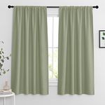 RYB HOME Sage Green 63 inch Curtain