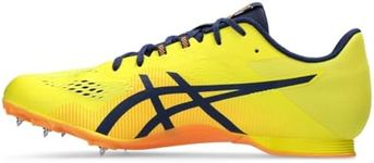 ASICS Unisex Hyper MD 8 Track & Field Shoe, 13, Bright Yellow/Blue Expanse