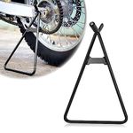 Triangle Stand 80-500cc, PSLER A Stand Motorcycle Triangle Stand for Dirt Bike, Supermoto, Motocross, Enduro, Black