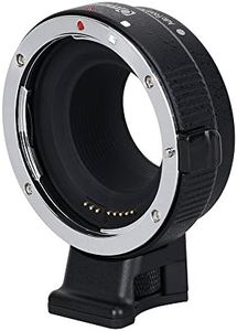 Commlite CM-EF-EOS M Auto-Focus Lens Mount Adapter for EF/EF-S Lens to Canon EOS M (EF-M Mount) Mirrorless Camera Lens Converter Ring for Canon EOS M1 M2 M3 M5 M6 M10 M50 M100