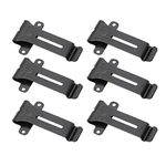 6Pcs Radio Belt Clip Replacement for Kenwood TK 208 TK 308 TH 22AT TH 42AT TK2118 TK3118, for Baofeng BF 888S BF 666s BF 777S BF 5118.