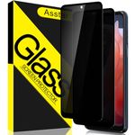 Asstar [2 Pack] Privacy Screen Protector for Moto G 5G/G play 5G 2024, 9H Hardness Tempered Glass Screen Protector for Moto G 5G/G play 5G 2024, Anti-Scratch Case Friendly Easy Install Bubble Free