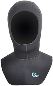 Tadill Wetsuit Hood Dive Cap Head Protection Stretch Waterproof 5mm Neoprene Scuba Diving Hood for Snorkeling, Spearfishing, Water Sports Accessory, M