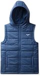 Amazon Brand - Symbol Polyester Boy's Standard Length Jacket (Aw21Symbjksl02_Navy_5-6 Years)