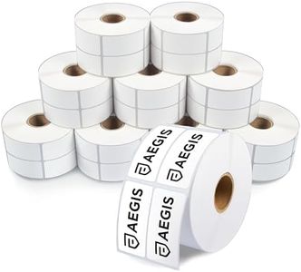 2" X 1" (2-Up) Direct Thermal Labels (26000 Count, 10 Rolls with 1" Core)