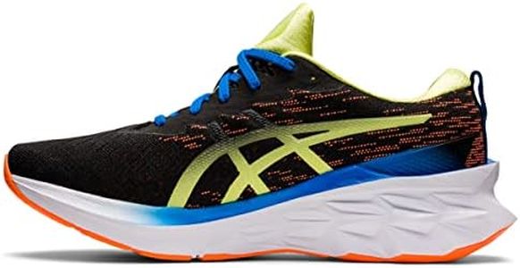 ASICS Men's NOVABLAST 2 Running Shoes, 12, Black/Shocking Orange