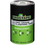 FrogTape Pro Grade Flashing Tape for Windows & Doors, 9 Inch Width - 75 Foot Roll, All Weather & UV Resistant Flashing Tape with Advanced Acrylic Adhesive - 10 mils - Black