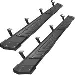 COMNOVA Running Boards Side Steps Compatible with 2022-2024 Tundra CrewMax. 6.5 Inches Heavy Textured Powder Step Bars Rock Sliders. Tundra Running Boards Made with Aluminum Alloy.