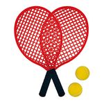 Schildkröt Beach Tennis Set, 2 Rackets, 2 Softballs, in a Resealable Mesh Bag, 970130