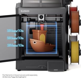 ELEGOO Centauri Carbon 2 Combo 3D Printer – 4-Color, Auto Calibration, Built-in Camera, 256x256x256mm