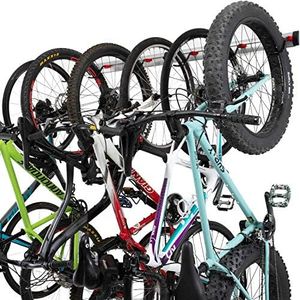 PRO BIKE TOOL Support mural - 3 ou 6 versions - intérieur réglable pour le garage ou la maison - Support vertical - pour vélos de route ou de montagne