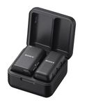 Sony ECM-W3S | Single-Channel Wireless Camera Microphone for Digital Recording | Content Creation & Vlogging | Compact with Charging Case - Black