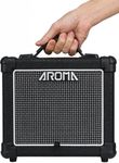 Ulumac Aroma 10W Electric Guitar Amp for Beginners, Adults & Kids, Portable Bluetooth Guitar Amp with Clean & Distortion Dual Channels, 2-Band EQ, Headphone Jack,Compact Practice Amp for Home & Travel