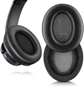 Cuscinetti auricolari di ricambio per Anker Soundcore Life Q20/Q20 BT in pelle più morbida, lussuosa memory foam, spessore aggiunto, isolamento acustico migliorato (nero)
