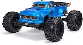 ARRMA 1/8 NOTORIOUS 6S V5 4WD BLX Stunt RC Truck with Spektrum Firma RTR (Transmitter and Receiver Included, Batteries and Charger Required), Blue, ARA8611V5T2