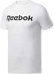 Reebok Men's Graphic Series Linear Logo T-Shirt White