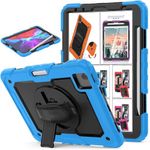 DuraSafe iPad 10.9 inch 2022 10th Generation Rugged Cover A2696 MPQ13HN/A MPQ33HN/A MPQ03HN/A MPQ23HN/A A2757 MPQ93HN/A MPQC3HN/A A2777 MPQ83HN/A MPQA3HN/A MQ6K3HN/A MQ6L3HN/A - Sky Blue