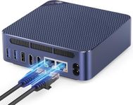 Beelink Dual LAN EQ13 Mini PC Intel N200(Up to 3.7GHz), 16GB DDR4 500G PCIE3.0 SSD Build-in Power Supply, Mini Computers Support 4K Dual HDMI Display/WiFi6/BT5.2/USB3.2/WOL Home/Office