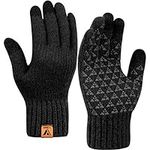 Winter Knit Gloves Warm Full Finger