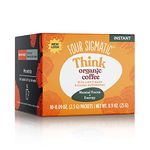 Four Sigmatic Think Instant Mushroom Coffee | Arabica Instant Coffee Singles with Lion's Mane, Chaga and Rhodiola | Organic Mushroom Coffee Instant Mix for Better Focus and Immune Support | 10 Packets