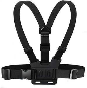 Imbracatura da Petto Supporto da Petto Compatibile con GoPro Hero e Action Camera - Cinturino pettorale Completamente Regolabile