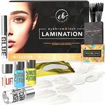 Elevate the Beauty Eyebrow And Lash Lamination Kit | DIY Perm For Lashes and Brows | Professional Lift For Trendy Fuller Brow Look And Curled Lashes | Eyebrow Brush And Eyelash Micro Brushes Added