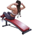 Gym-Quality Sit Up Bench with Reverse Crunch Handle - Solid Ab Workout Equipment for Your Home Gym. More Effective than an Ab Machine or Ab Roller. Get a Great Abdominal Workout at Home