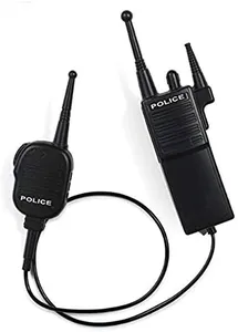 Dress Up America Police Walkie Talkie Set for Kids - Fake Radio Police Accessory Prop for Halloween and Year Round Dress Up (Non-Functioning)