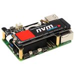 Geekworm X1001 PCIe to M.2 HAT Key-M NVMe SSD PIP PCIe Peripheral Board for Raspberry Pi 5 Support M.2 2230/2242/2260/2280 SSD